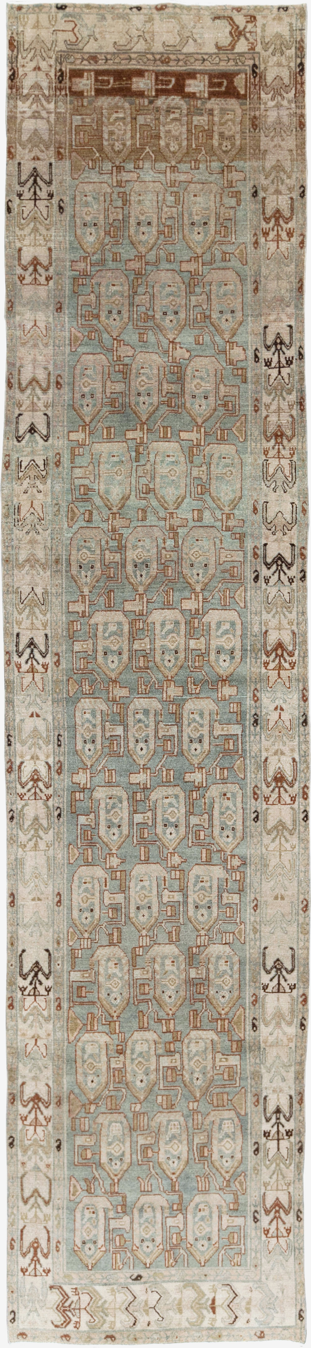 Antique Persian Malayer Runner (Pair: 2 of 2), No.29941 - Galerie Shabab