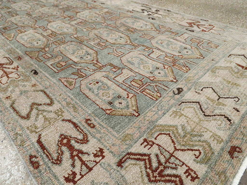 Antique Persian Malayer Runner (Pair: 2 of 2), No.29941 - Galerie Shabab