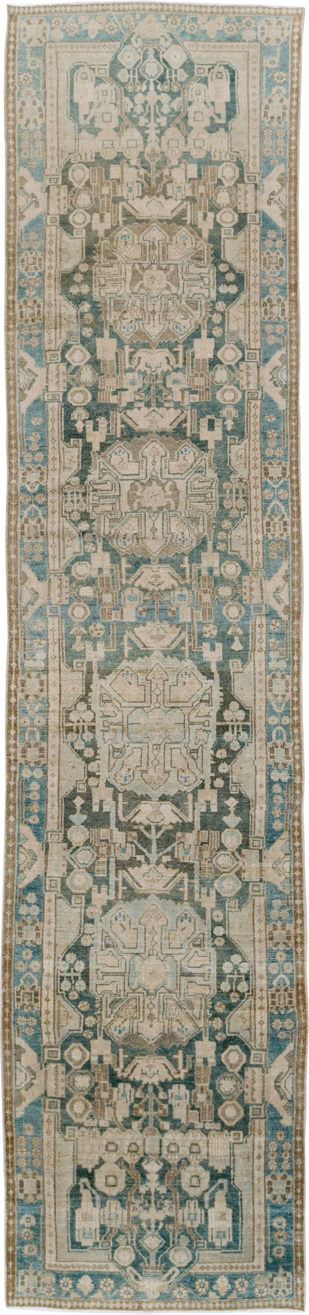 Vintage Persian Malayer Long Runner, No.29945 - Galerie Shabab