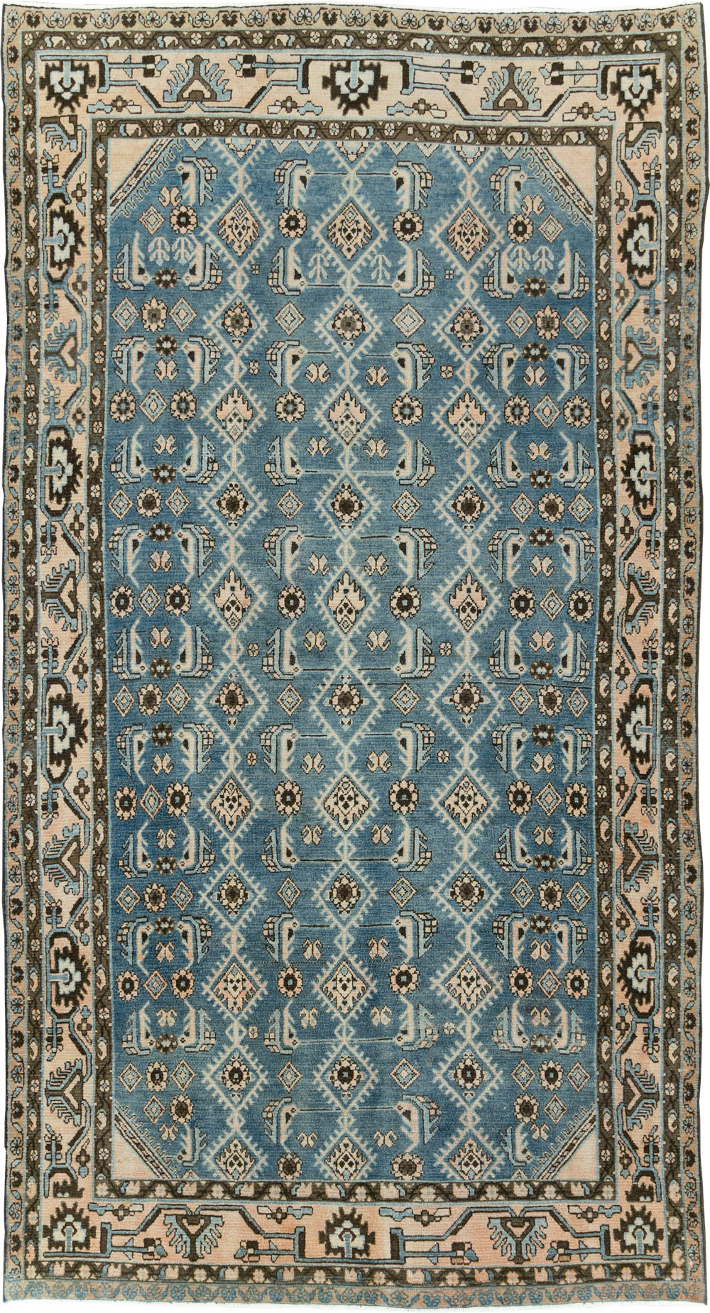 Vintage Persian Malayer Accent Rug, No.29947 - Galerie Shabab