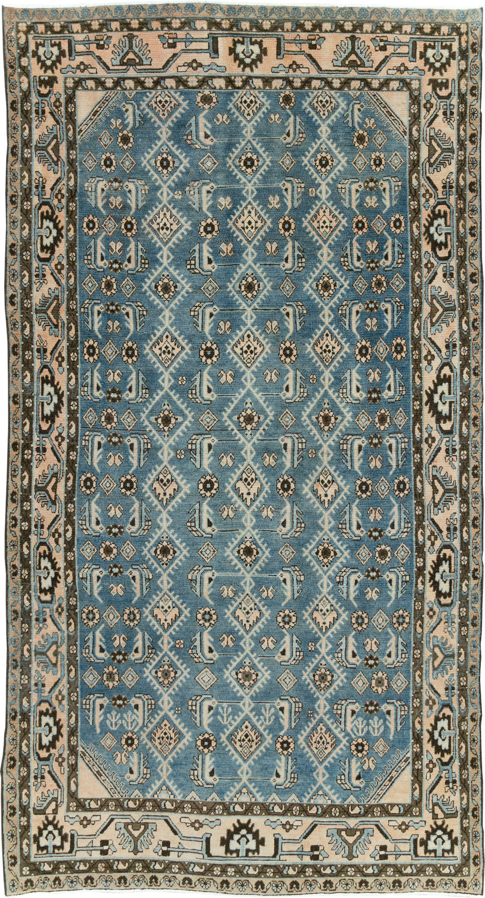 Vintage Persian Malayer Accent Rug, No.29947 - Galerie Shabab