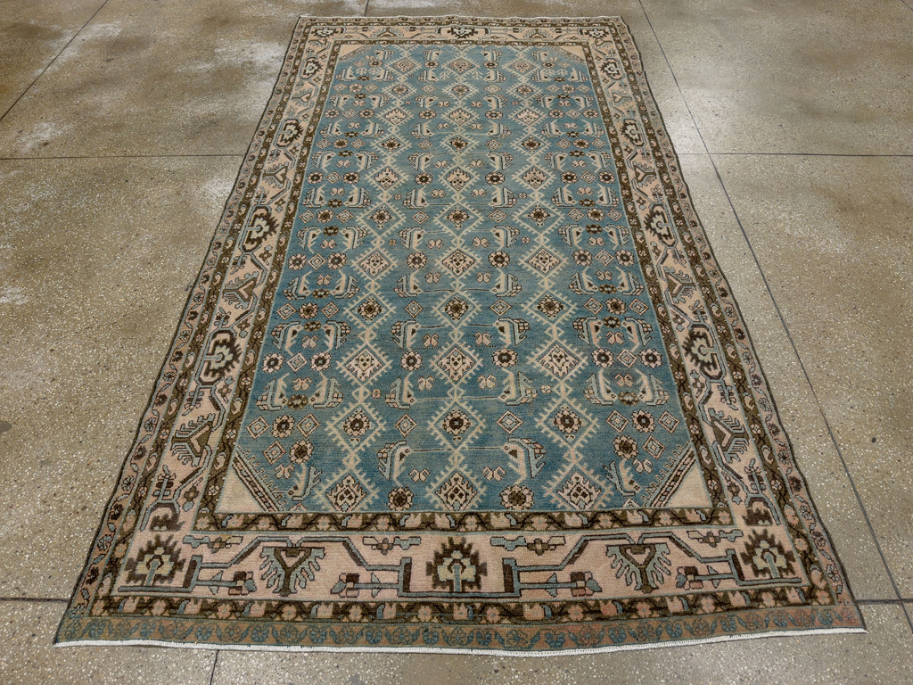 Vintage Persian Malayer Accent Rug, No.29947 - Galerie Shabab