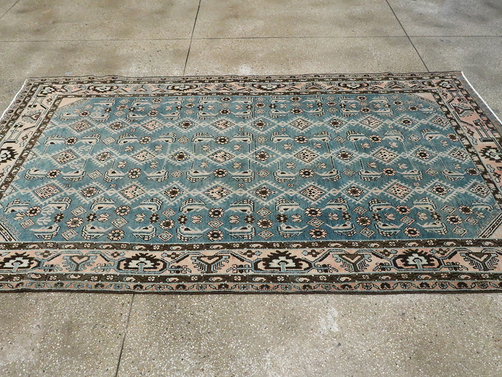 Vintage Persian Malayer Accent Rug, No.29947 - Galerie Shabab