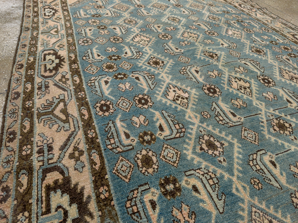 Vintage Persian Malayer Accent Rug, No.29947 - Galerie Shabab