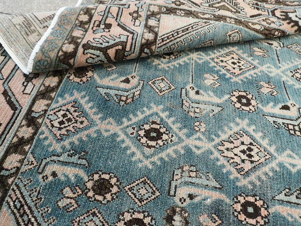 Vintage Persian Malayer Accent Rug, No.29947 - Galerie Shabab