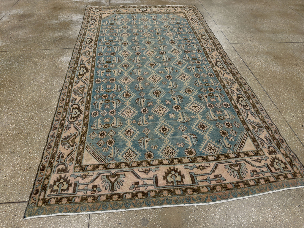 Vintage Persian Malayer Accent Rug, No.29947 - Galerie Shabab
