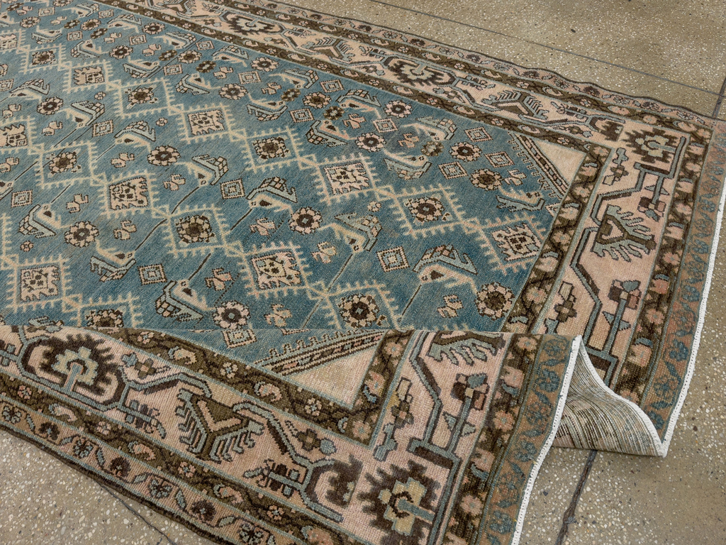 Vintage Persian Malayer Accent Rug, No.29947 - Galerie Shabab