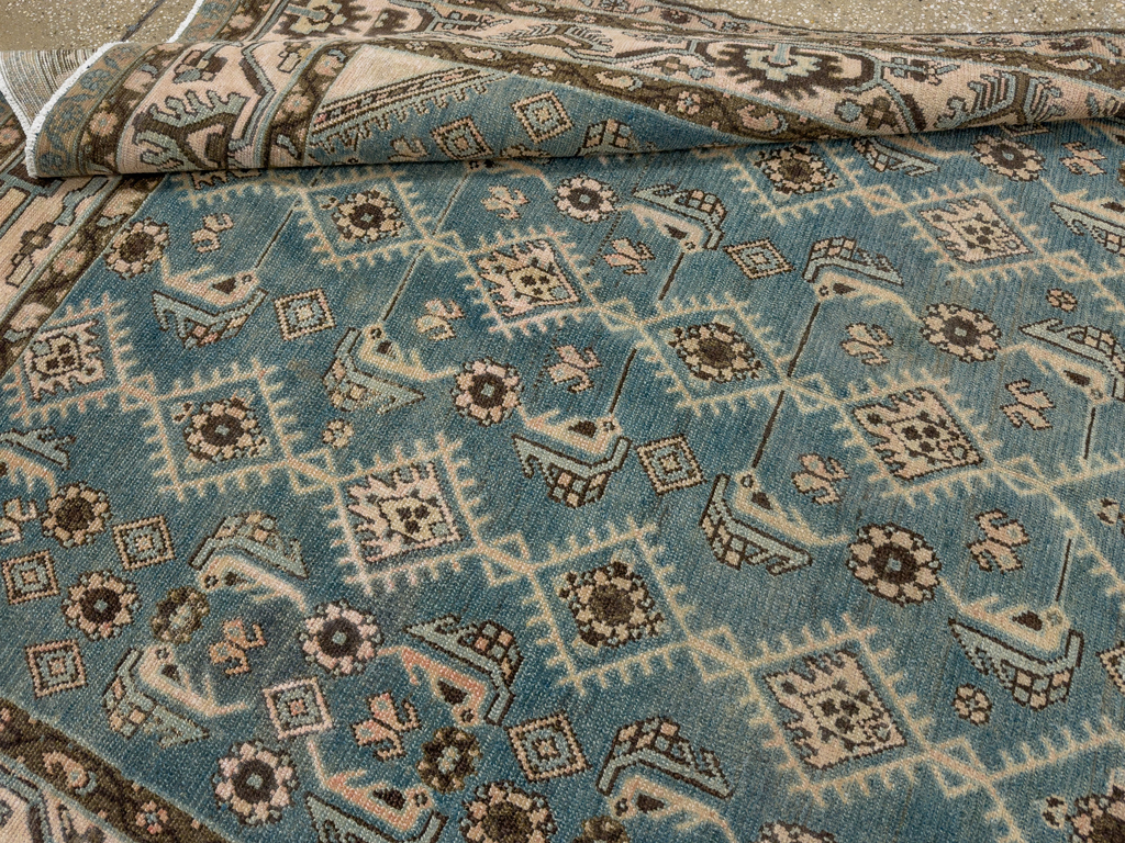 Vintage Persian Malayer Accent Rug, No.29947 - Galerie Shabab