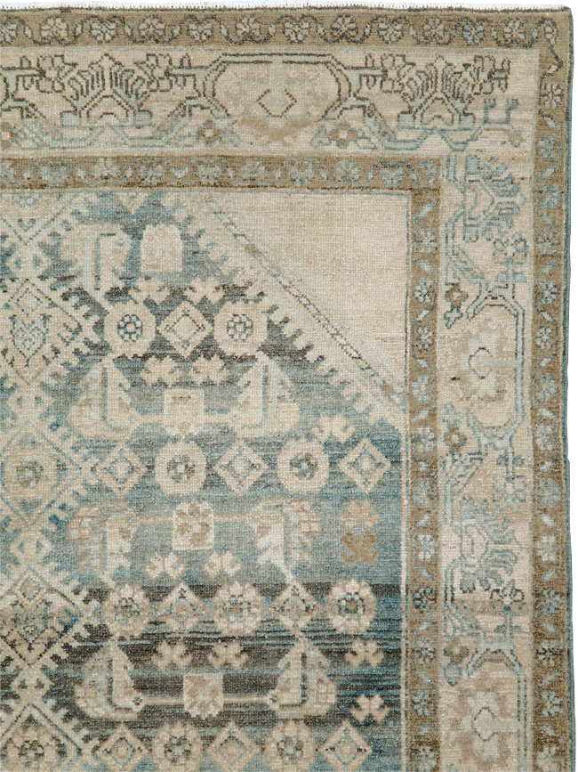 Vintage Persian Malayer Accent Rug, No.29950 - Galerie Shabab
