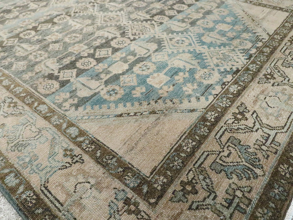 Vintage Persian Malayer Accent Rug, No.29950 - Galerie Shabab
