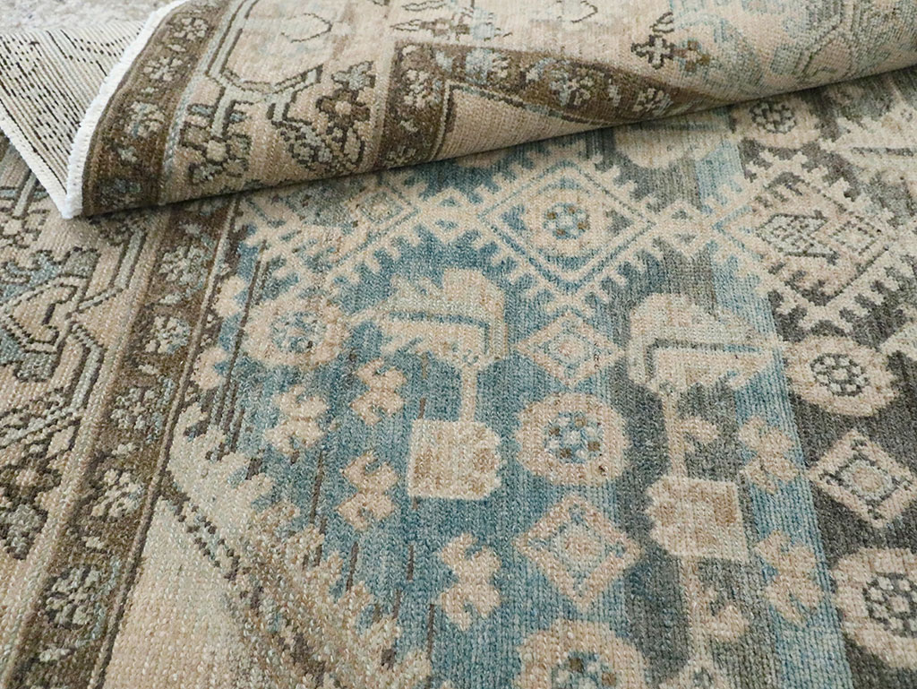 Vintage Persian Malayer Accent Rug, No.29950 - Galerie Shabab