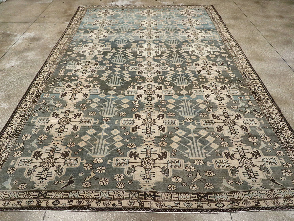 Vintage Persian Malayer Carpet, No.29952 - Galerie Shabab