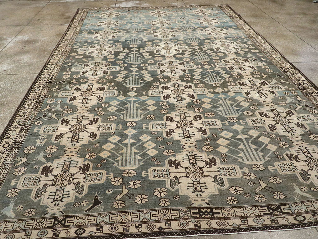 Vintage Persian Malayer Carpet, No.29952 - Galerie Shabab