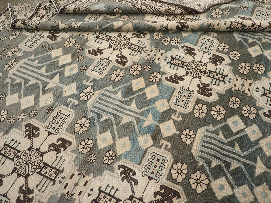 Vintage Persian Malayer Carpet, No.29952 - Galerie Shabab