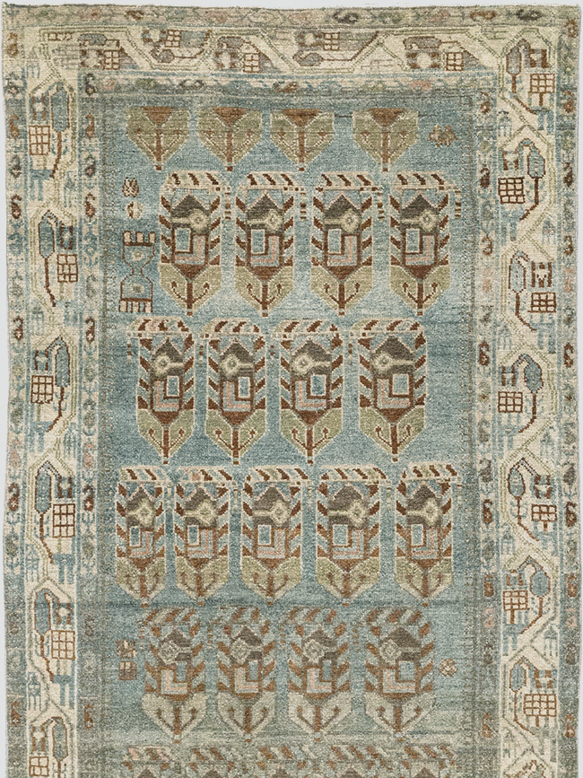 Vintage Persian Malayer Runner, No.29957 - Galerie Shabab