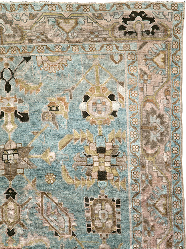 Vintage Persian Malayer Accent Rug, No.29962 - Galerie Shabab