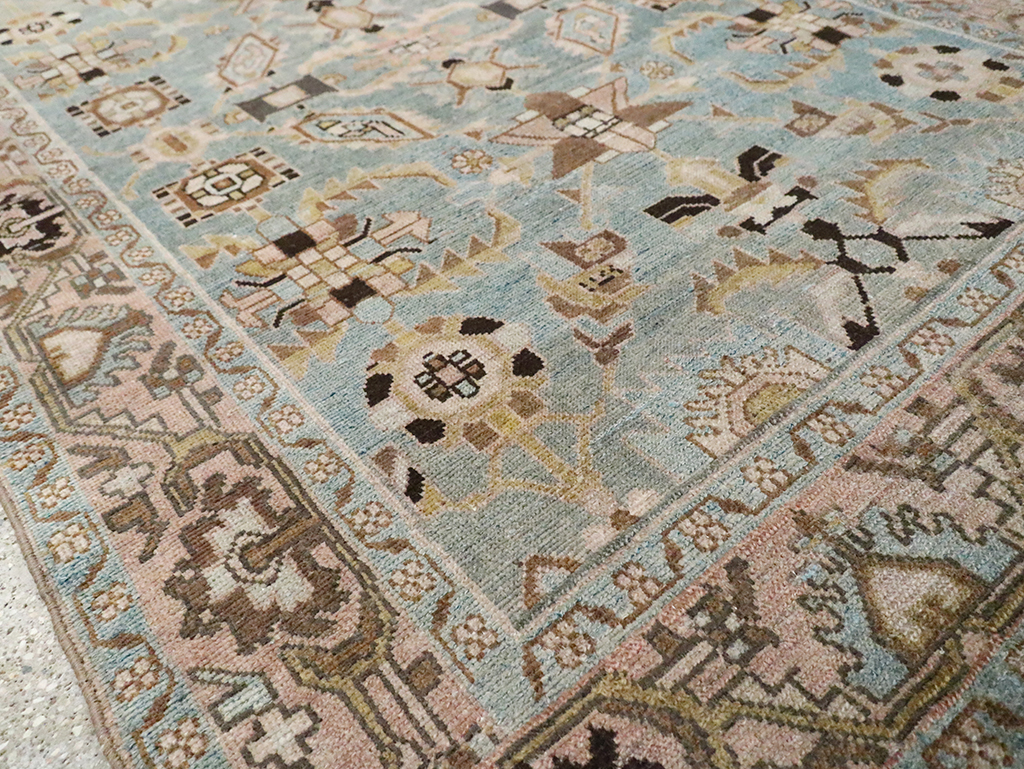 Vintage Persian Malayer Accent Rug, No.29962 - Galerie Shabab