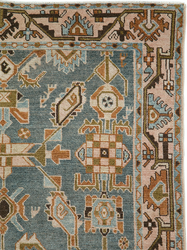 Vintage Persian Malayer Accent Rug, No.29964 - Galerie Shabab