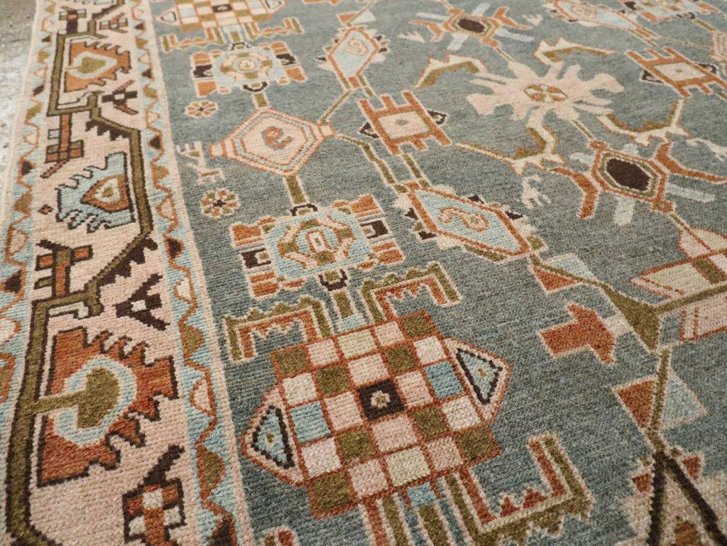 Vintage Persian Malayer Accent Rug, No.29964 - Galerie Shabab