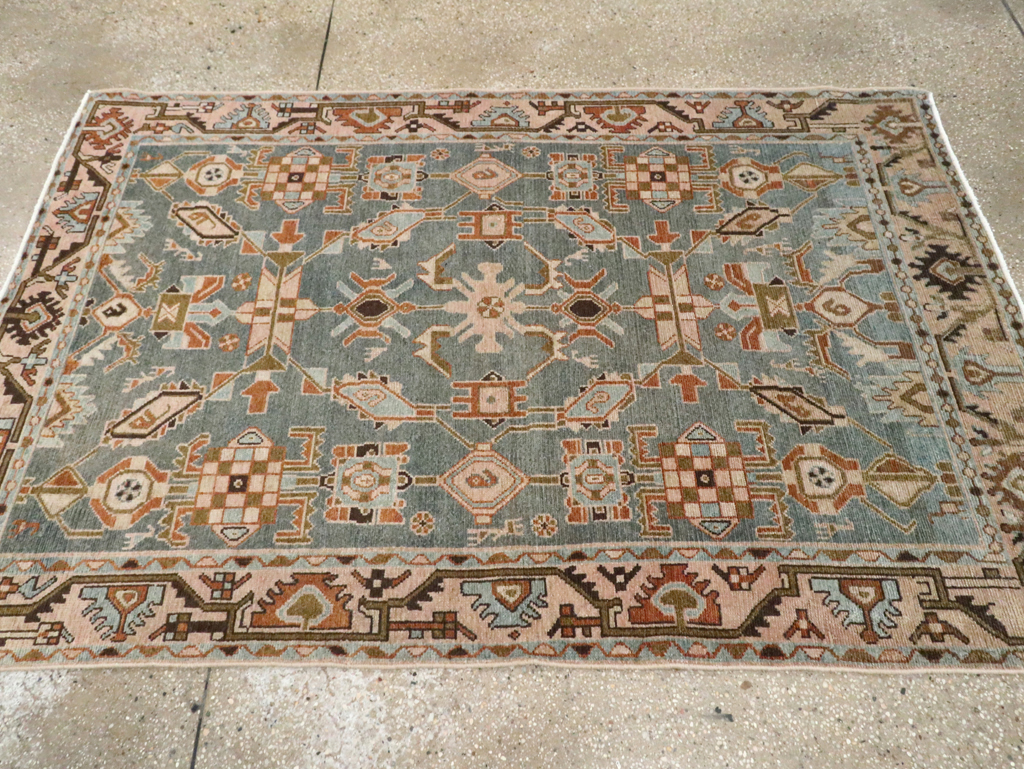 Vintage Persian Malayer Accent Rug, No.29964 - Galerie Shabab