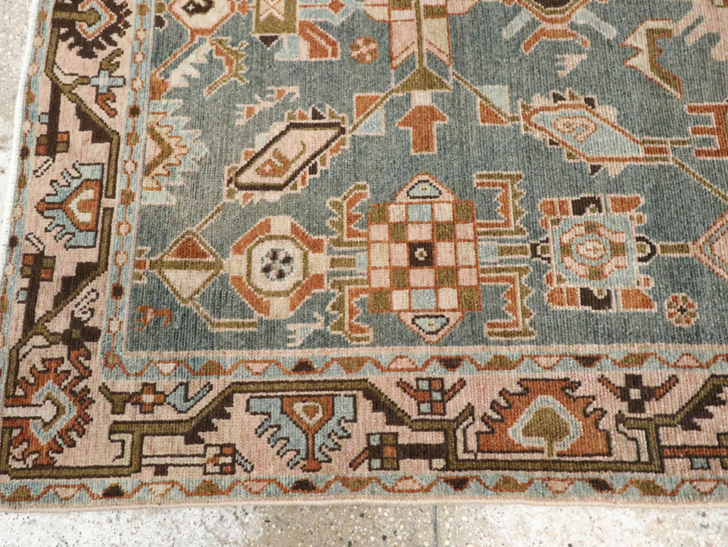 Vintage Persian Malayer Accent Rug, No.29964 - Galerie Shabab