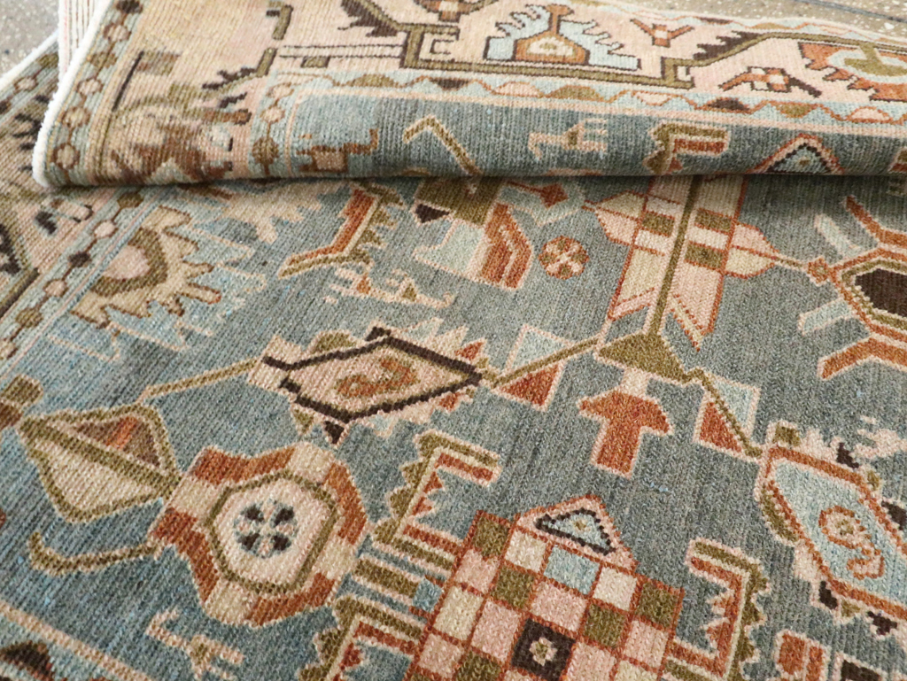 Vintage Persian Malayer Accent Rug, No.29964 - Galerie Shabab