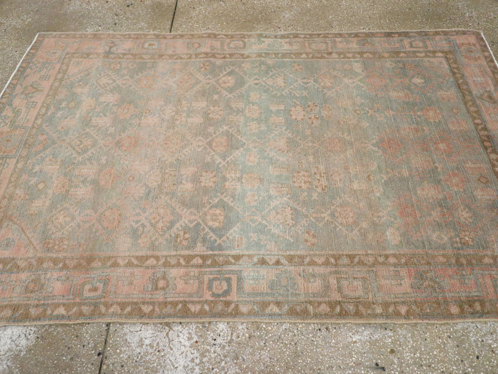 Vintage Persian Malayer Accent Rug, No.29968 - Galerie Shabab