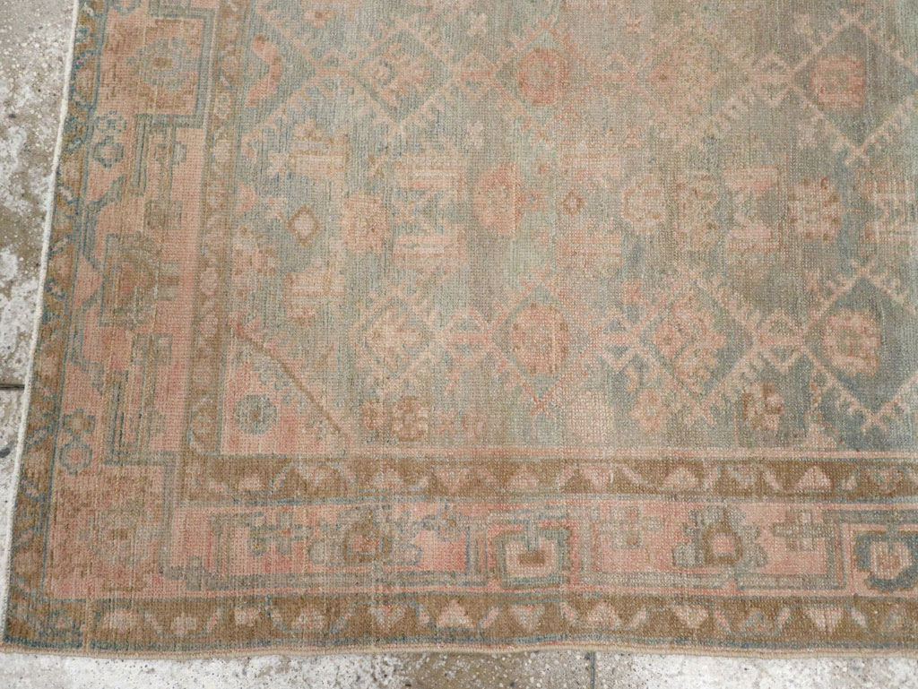 Vintage Persian Malayer Accent Rug, No.29968 - Galerie Shabab
