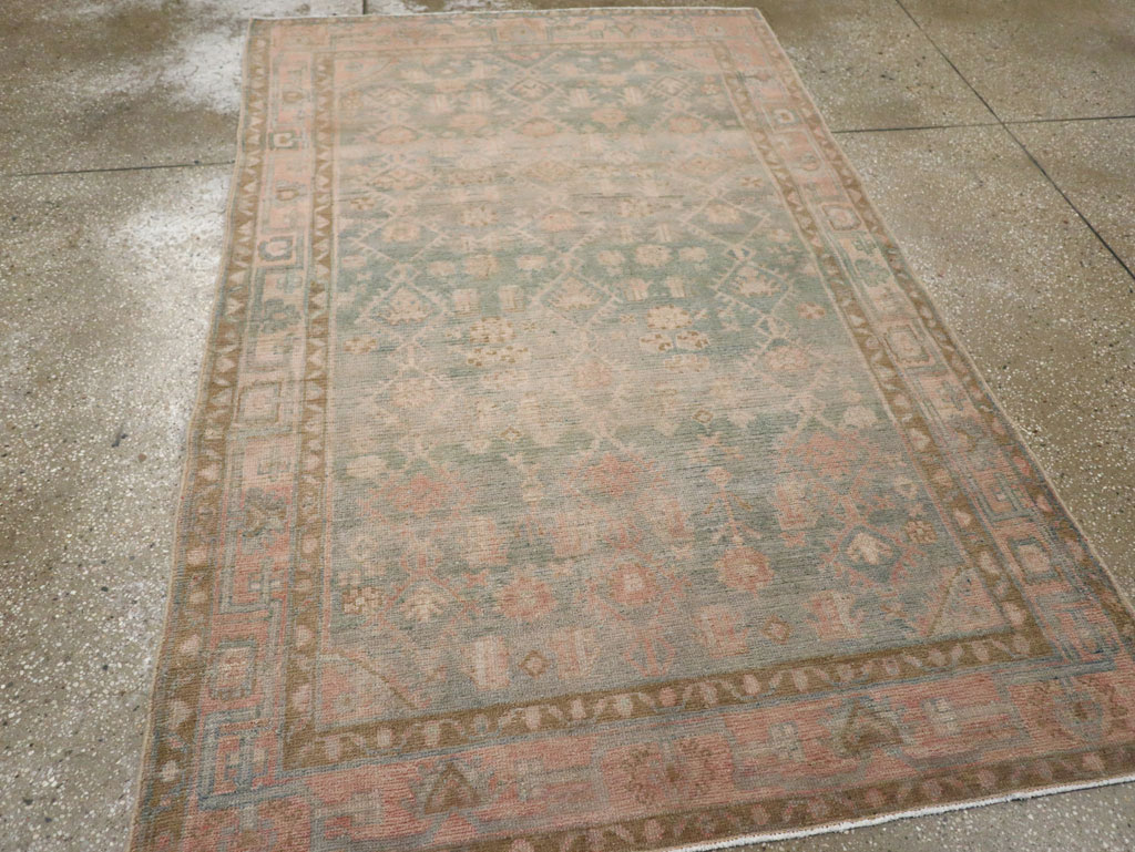 Vintage Persian Malayer Accent Rug, No.29968 - Galerie Shabab