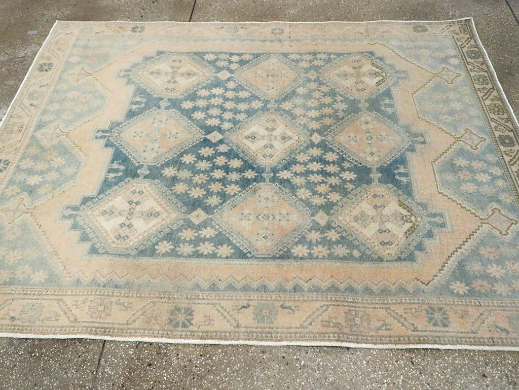 Vintage Persian Afshar Accent Rug, No.29969 - Galerie Shabab