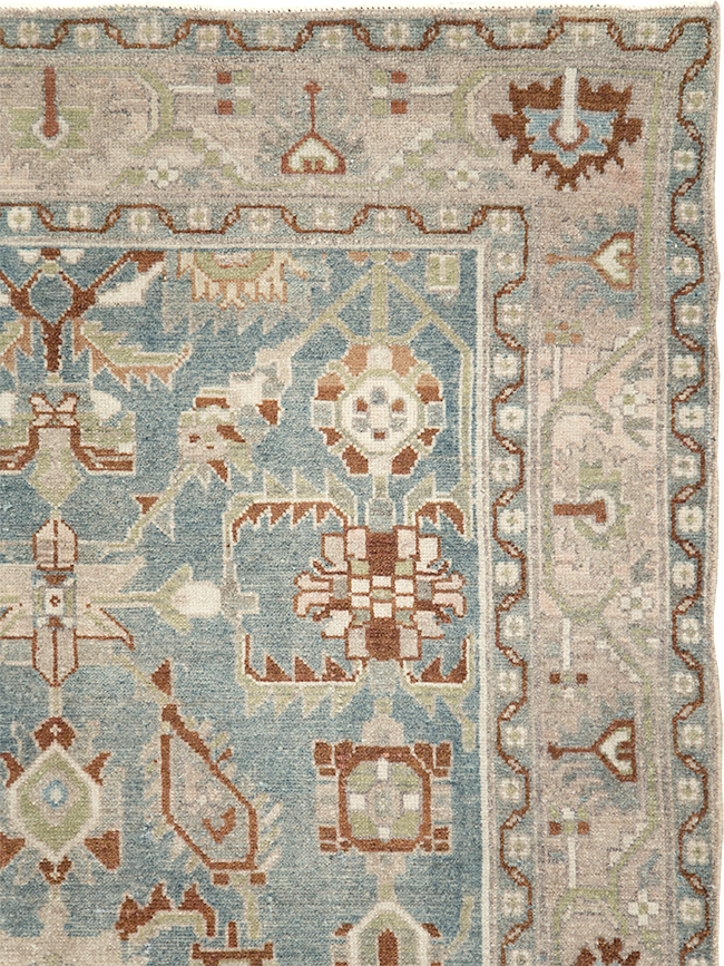 Vintage Persian Malayer Accent Rug, No.29970 - Galerie Shabab