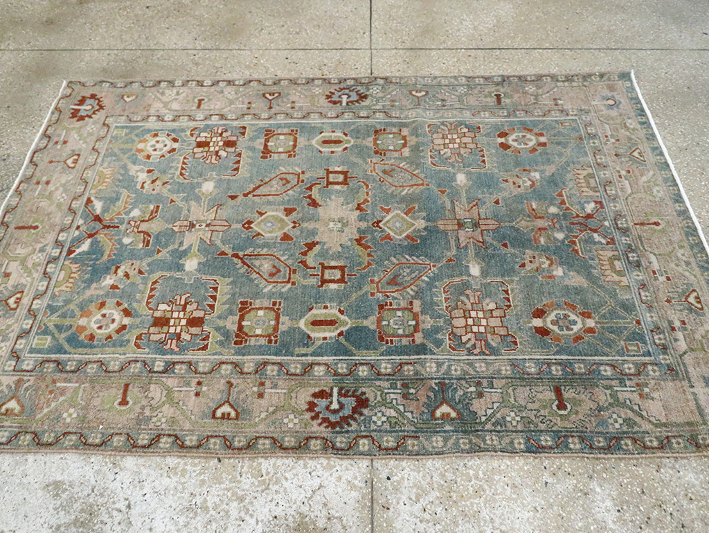 Vintage Persian Malayer Accent Rug, No.29970 - Galerie Shabab