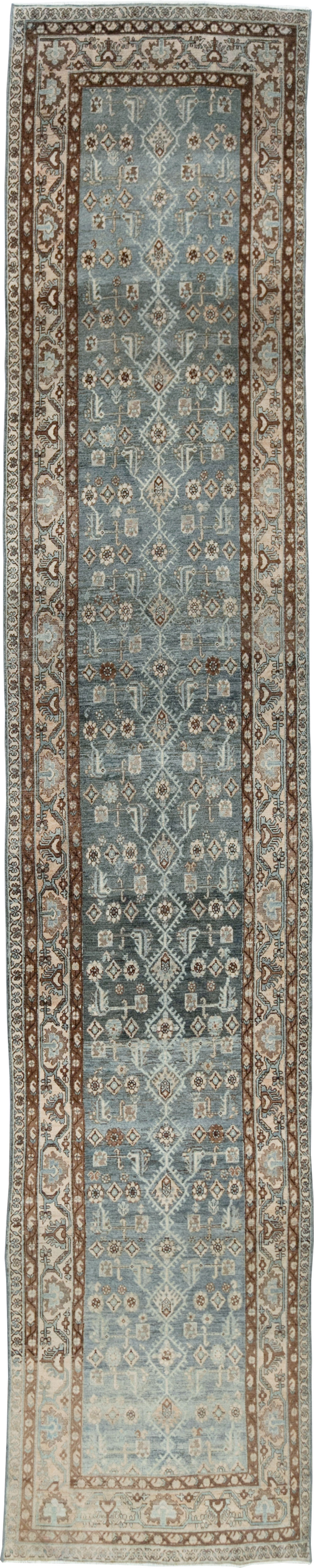 Vintage Persian Malayer Long Runner, No.29973 - Galerie Shabab