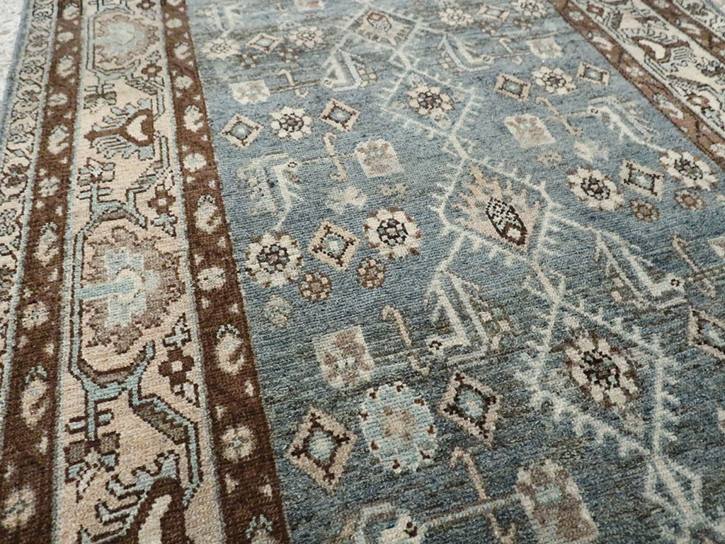 Vintage Persian Malayer Long Runner, No.29973 - Galerie Shabab