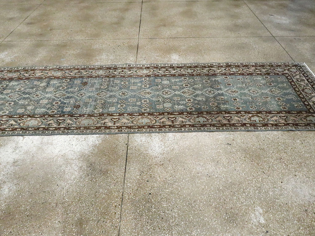 Vintage Persian Malayer Long Runner, No.29973 - Galerie Shabab