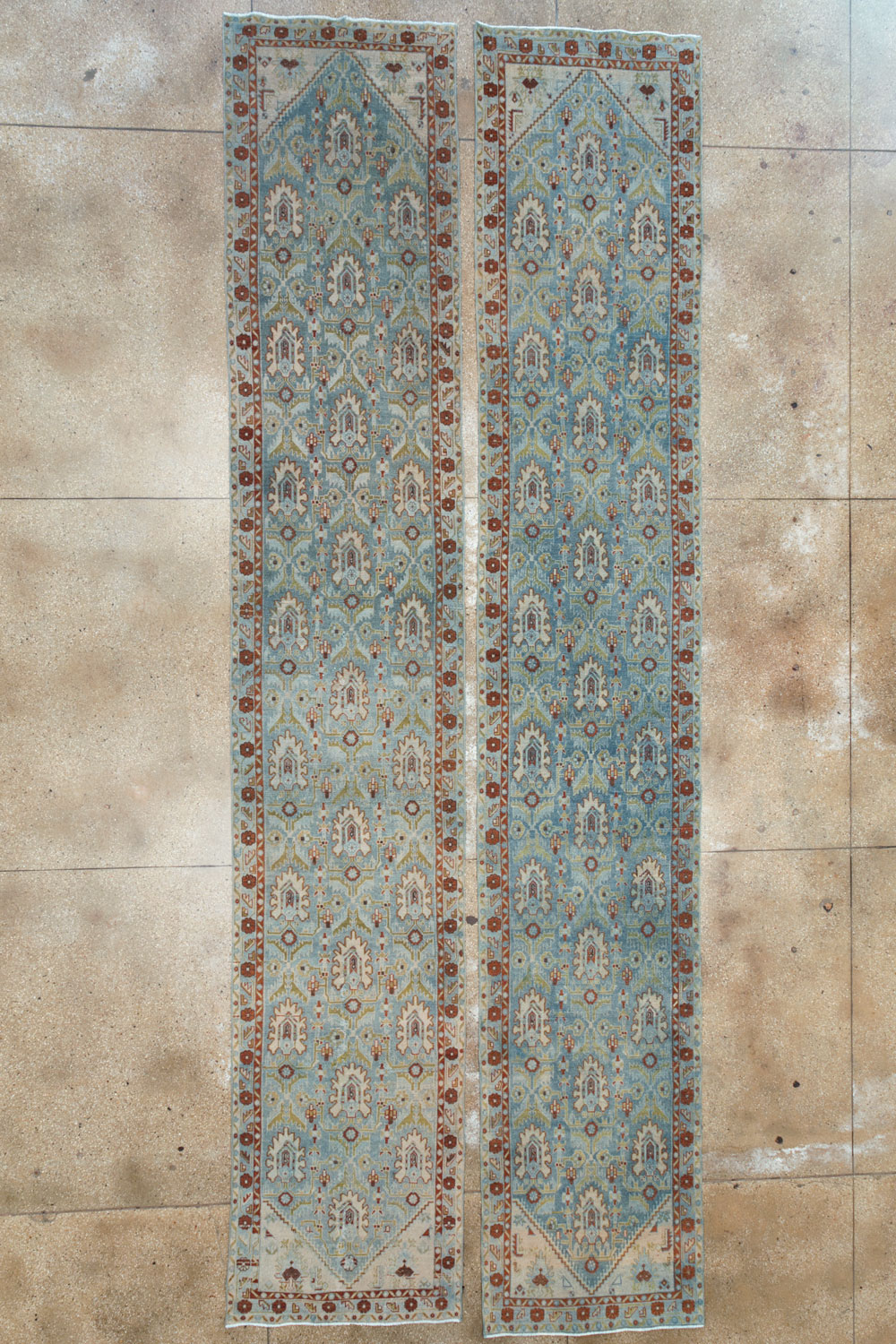 Vintage Persian Malayer Long Runner (Pair: 2 of 2), No.29975 - Galerie Shabab