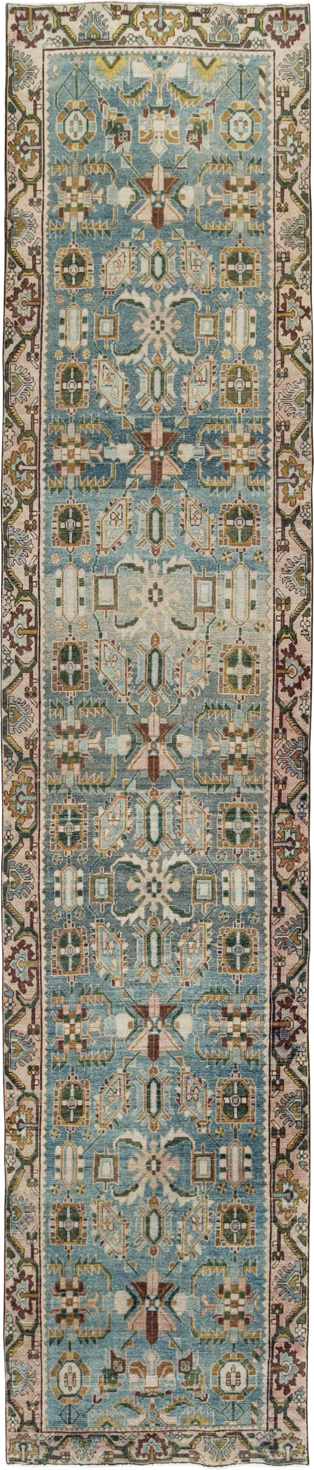Vintage Persian Malayer Long Runner, No.29976 - Galerie Shabab