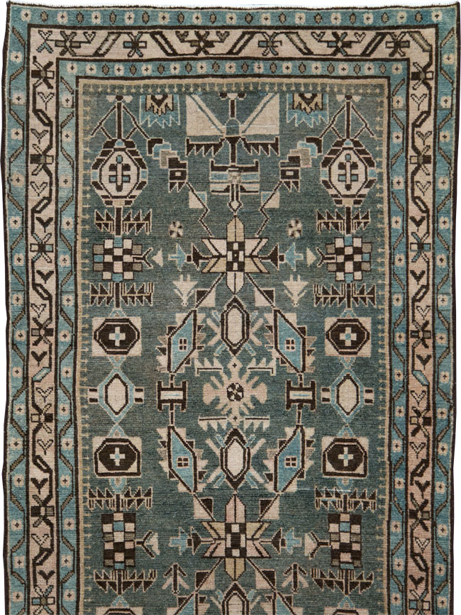 Vintage Persian Malayer Runner, No.29977 - Galerie Shabab