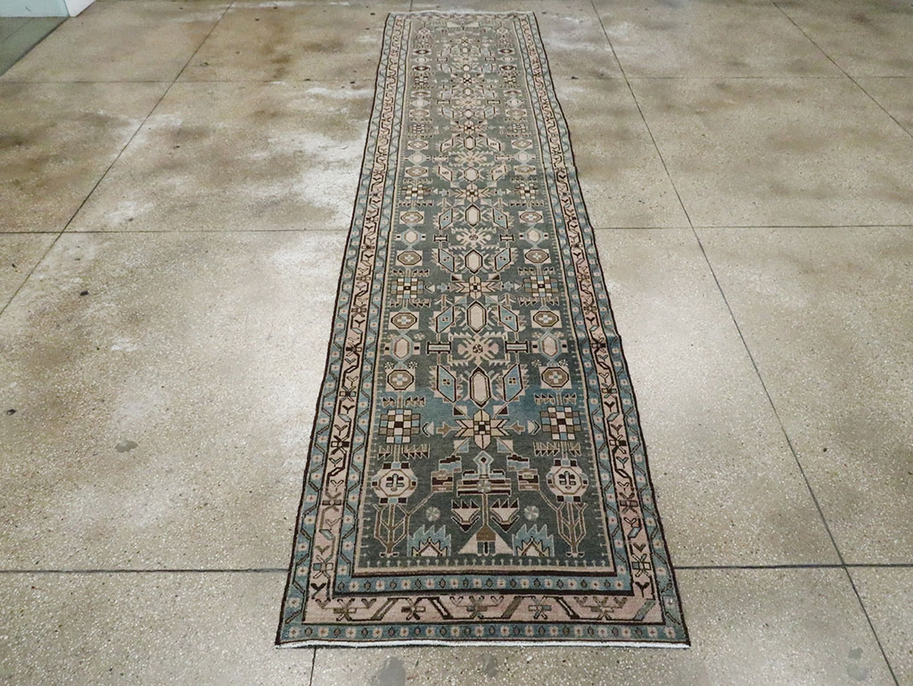 Vintage Persian Malayer Runner, No.29977 - Galerie Shabab