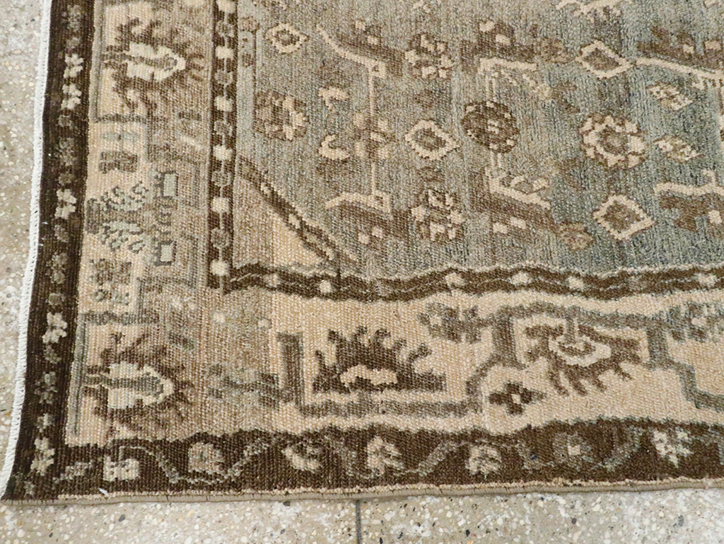 Vintage Persian Malayer Throw Rug, No.29982 - Galerie Shabab