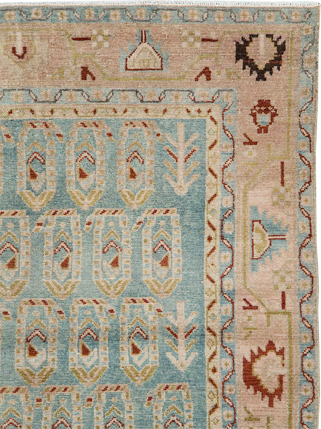 Vintage Persian Malayer Accent Rug, No.29983 - Galerie Shabab