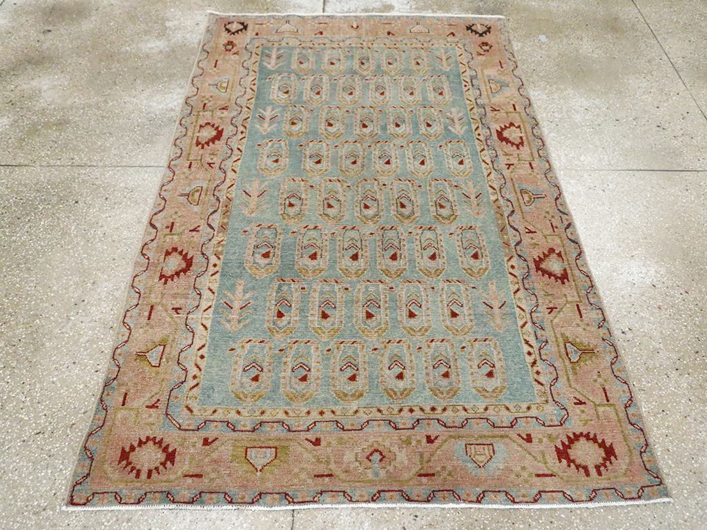 Vintage Persian Malayer Accent Rug, No.29983 - Galerie Shabab