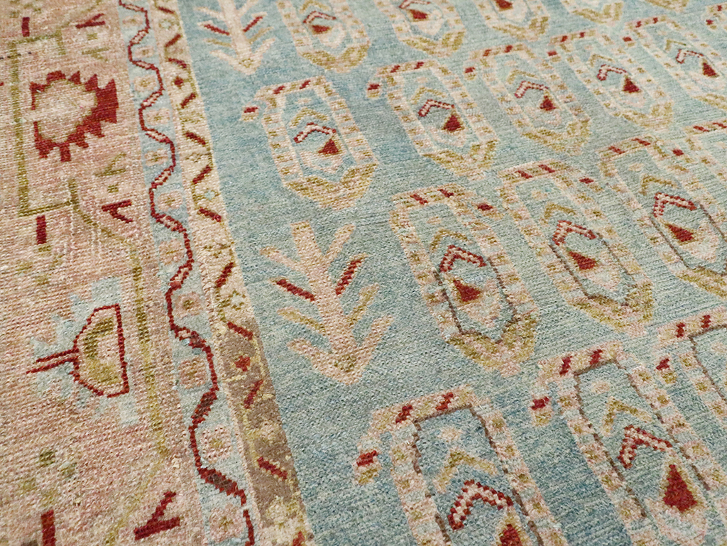 Vintage Persian Malayer Accent Rug, No.29983 - Galerie Shabab