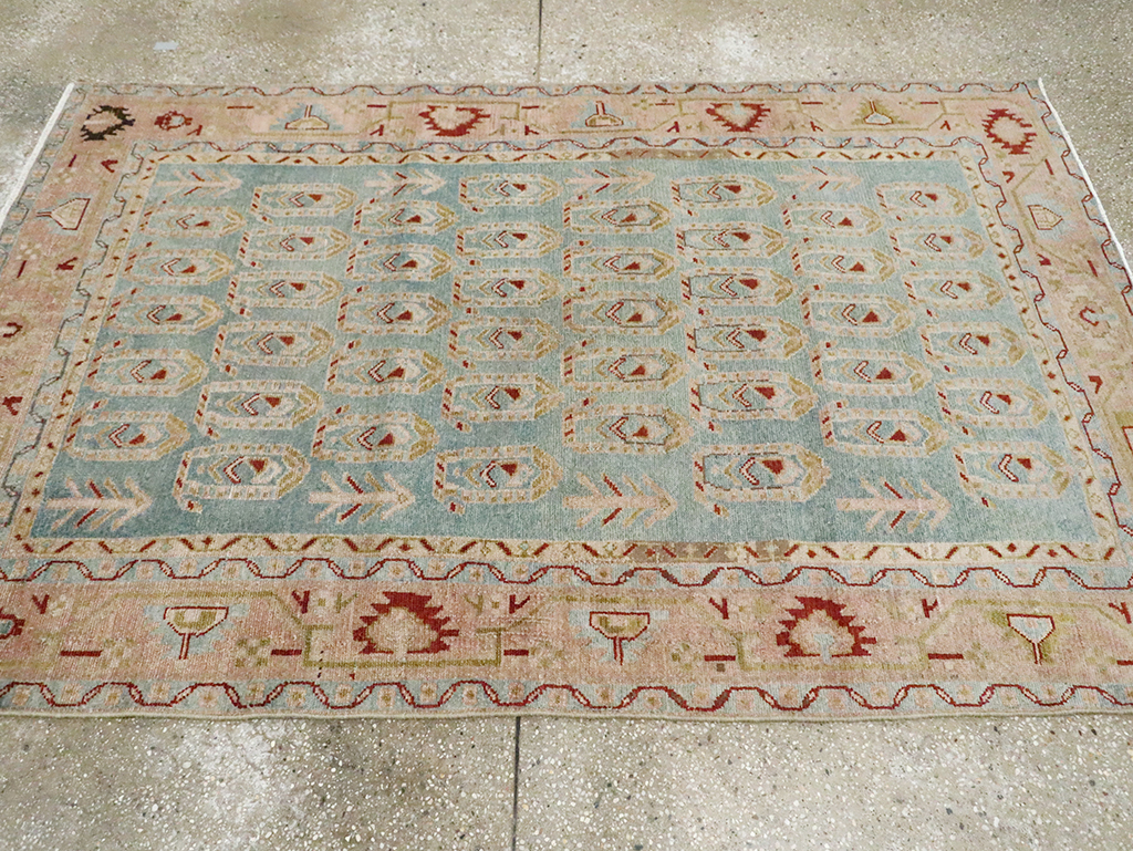 Vintage Persian Malayer Accent Rug, No.29983 - Galerie Shabab