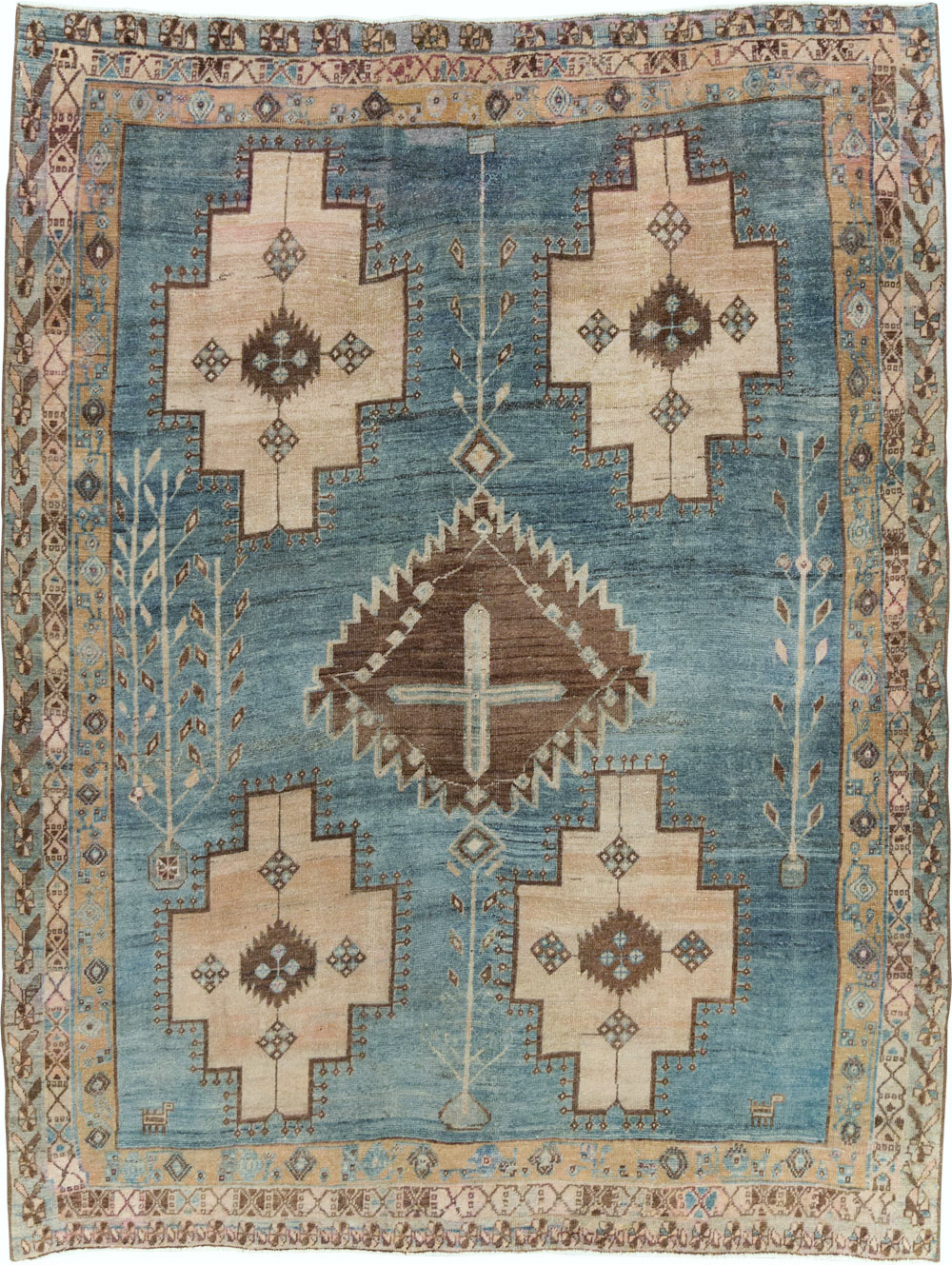 Vintage Persian Shiraz Rug, No.29984 - Galerie Shabab