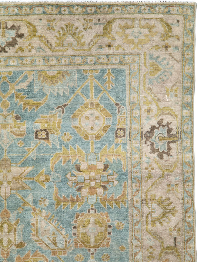 Vintage Persian Malayer Accent Rug, No.29985 - Galerie Shabab