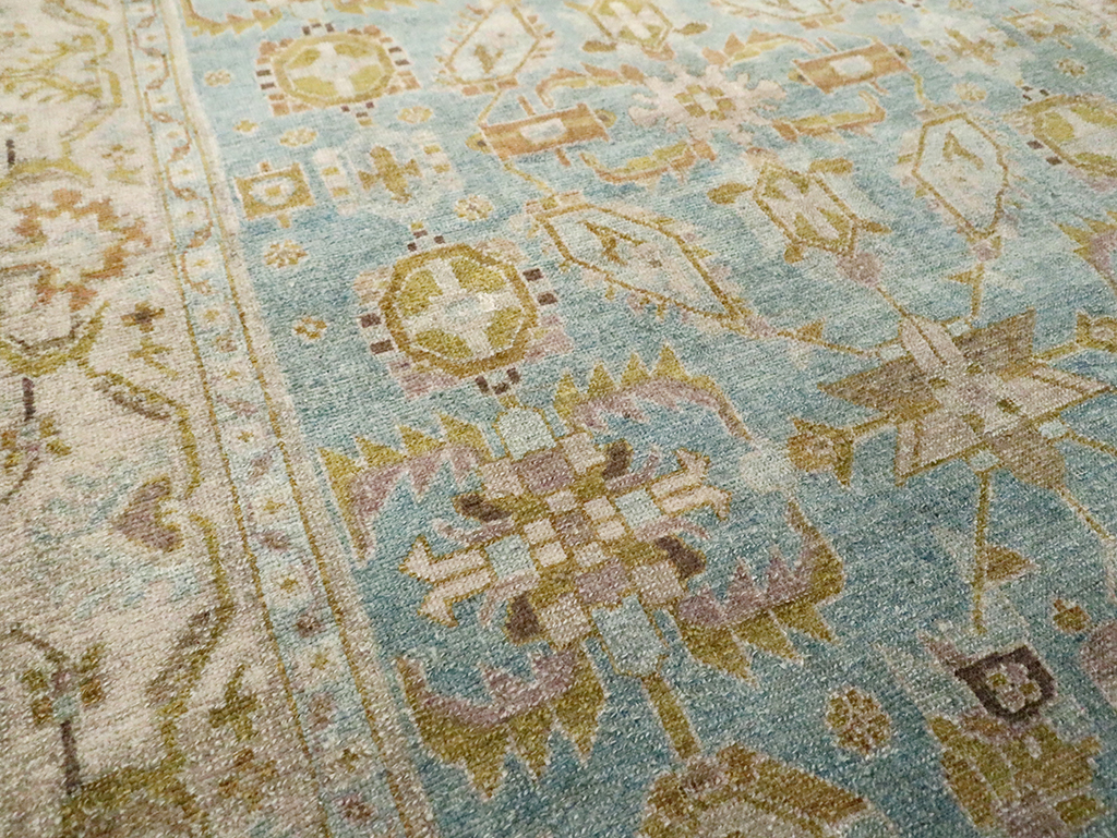 Vintage Persian Malayer Accent Rug, No.29985 - Galerie Shabab