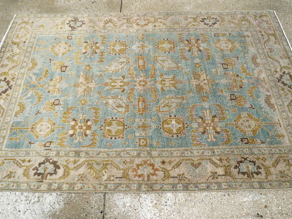 Vintage Persian Malayer Accent Rug, No.29985 - Galerie Shabab