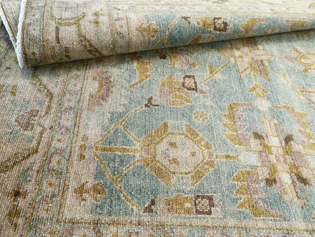 Vintage Persian Malayer Accent Rug, No.29985 - Galerie Shabab