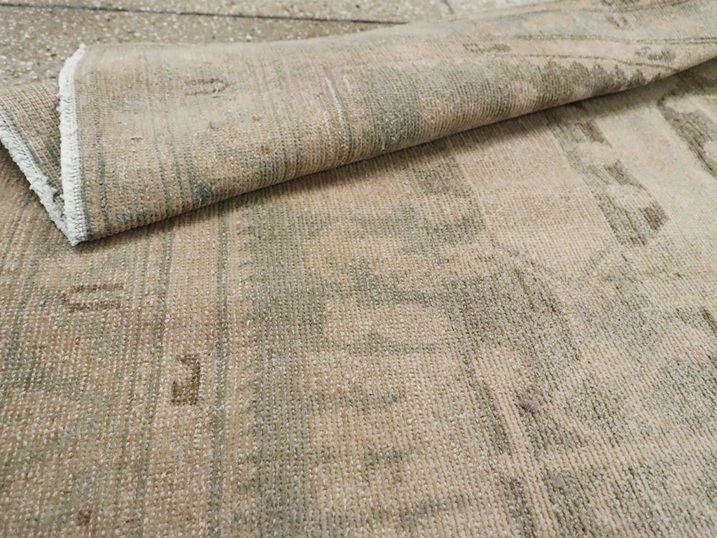 Vintage Persian Malayer Throw Rug, No.29986 - Galerie Shabab